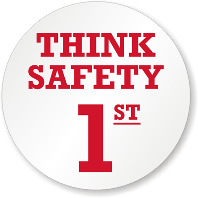 think safety first logo