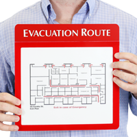 Evacuation Map GlowSign